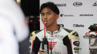 Curi Start Sebelum Grand Prix Indonesia, Mario Aji dan Veda Ega Pratama Jalani Latihan di Sirkuit Mandalika 