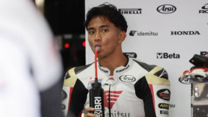 Curi Start Sebelum Grand Prix Indonesia, Mario Aji dan Veda Ega Pratama Jalani Latihan di Sirkuit Mandalika 