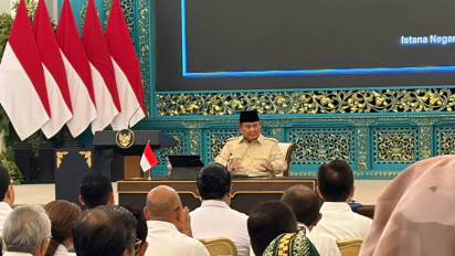 Sambut Kadin, Prabowo Seloroh Pengin Jadi ‘Brand Ambassador’ Kopi: Katanya Bisa Panjang Umur
