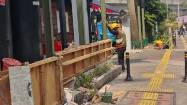 Viral Pemasangan Pagar di Mal Jakarta Dikaitkan dengan Isu Aksi Agustus, Polda Metro Jaya Angkat Bicara