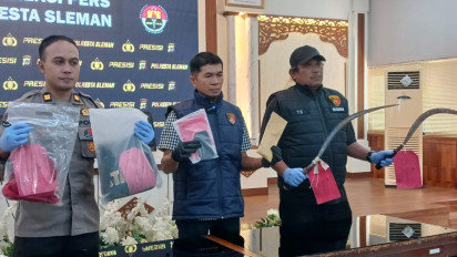 Bikin Konten Gagah-gagahan Acungkan Celurit Lalu Diposting di Medsos, Siswa Sekolah Rakyat di Sleman Ditangkap Polisi