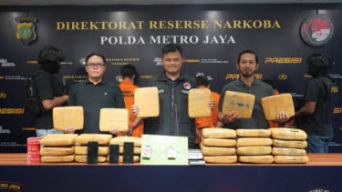 Polda Metro Jaya Sita 27,96 kg Ganja di Jatinegara Jakarta Timur