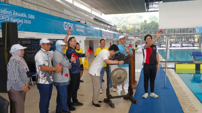 Ketua Harian PB Akuatik Indonesia Terpukau Lihat Antusiasme Peserta di Pembukaan 3rd GBK Fun Swimming 2026: Luar Biasa!