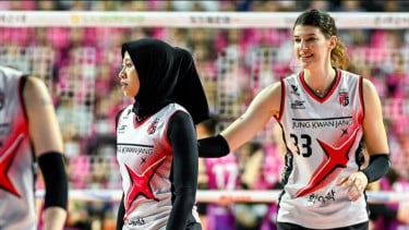 Dari Kawan jadi Lawan, Megawati Hangestri Tak Sabar Berhadapan dengan Vanja Bukilic di Liga Voli Korea Musim Ini