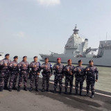 Pangkoarmada RI Lepas Pasukan Matra Laut untuk Latihan TNI Terintegrasi 2026 di Dabo Singkep