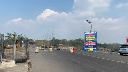 Bendungan Lahor di Blitar Tetap Bisa Dilalui Mobil Hingga Malam Hari