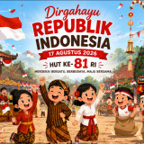 10 Ucapan Selamat Hari Kemerdekaan atau HUT ke-81 RI dalam Bahasa Jawa