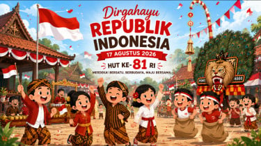 10 Ucapan Selamat Hari Kemerdekaan atau HUT ke-81 RI dalam Bahasa Jawa