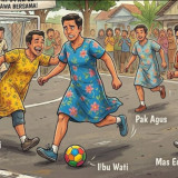 Bapak-bapak Wajib Tahu! Ternyata Ini Hukum Islam pakai Daster saat Lomba 17 Agustus