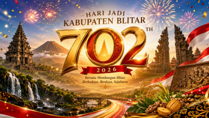10 Ucapan Selamat Hari Jadi Kabupaten Blitar ke-702 Tahun 2026, Cocok untuk Caption Media Sosial
