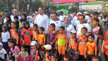 Dalam Rangka Peringatan Hari Anak Nasional 2026, Pemkot dan DP3A Kota Bekasi Giatkan Olahraga