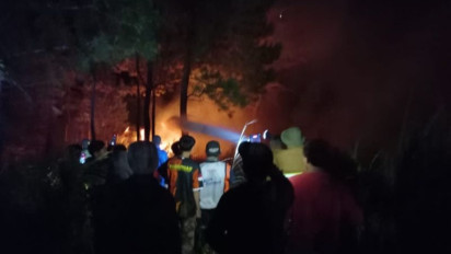 Hutan Lindung Gunung Soputan Terbakar, Kebakaran Mencapai Luas Hingga 300 Hektare