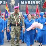 Pergantian Komandan Brigif 1 Marinir, Kolonel (Mar) Sri Utomo Resmi Dikukuhkan