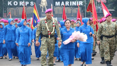Pergantian Komandan Brigif 1 Marinir, Kolonel (Mar) Sri Utomo Resmi Dikukuhkan