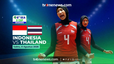 Link Live Streaming SEA V Cup 2026, Sabtu 8 Agustus: Ujian Timnas Voli Putri Indonesia Untuk Lanjutkan Kemenangan