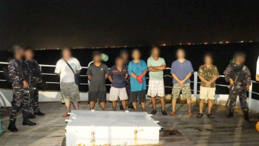Detik-detik Koarmada RI Gagalkan Penyelundupan 1,3 Ton Diduga Narkotika di Perairan Bintan
