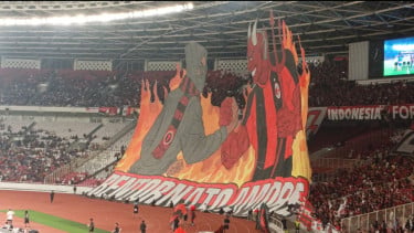 32 Tahun Penantian, Milanisti Indonesia Sambut AC Milan dengan Tifo Mewah di Satdion Gelora Bung Karno