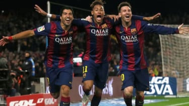 Messi, Suarez dan Neymar bakal Reunian