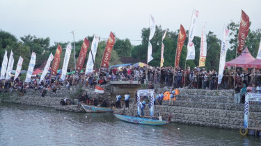 Rutin Setiap Tahun Digelar, Festival Dayung Tejoasri Berpotensi Masuk Kalender Event Provinsi