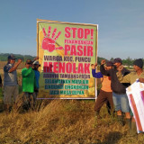 Warga Puncu Kediri Tolak Tambang Pasir, Khawatir Mata Air dan Pipa Air Bersih Terancam