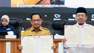 Perkuat Layanan Pertanahan, Mendagri dan Menteri ATR/BPN Teken SEB tentang Layanan BPHTB
