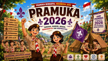 5 Contoh Yel-Yel Pramuka Kreatif dan Penuh Semangat, Cocok Digunakan saat Peringatan Hari Pramuka 2026