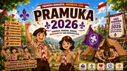 5 Contoh Yel-Yel Pramuka Kreatif dan Penuh Semangat, Cocok Digunakan saat Peringatan Hari Pramuka 2026