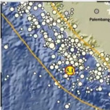 Gempa Magnitudo 5,1 Guncang Bengkulu
