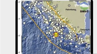 Gempa Magnitudo 5,1 Guncang Bengkulu