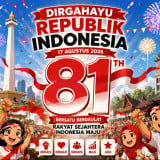 15 Ucapan Selamat Hari Kemerdekaan atau HUT ke-81 RI Penuh Makna dan Semangat, Cocok untuk Caption Media Sosial