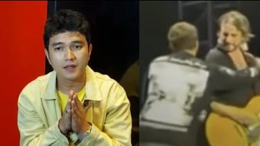 Video Aldi Taher Terobos Panggung The Sounds Project dan Peluk Vokalis JET Viral: Aku Khilaf
