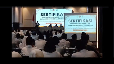 Tingkatkan Pelayanan Haji, Kemenhaj dan Fk KBIHU Jatim Gelar Sertifikasi Profesional untuk Pembimbing Haji