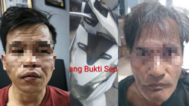Bapak dan Anak Diduga Begal Anggota Polisi di Palembang, Motor Korban Dibawa Kabur