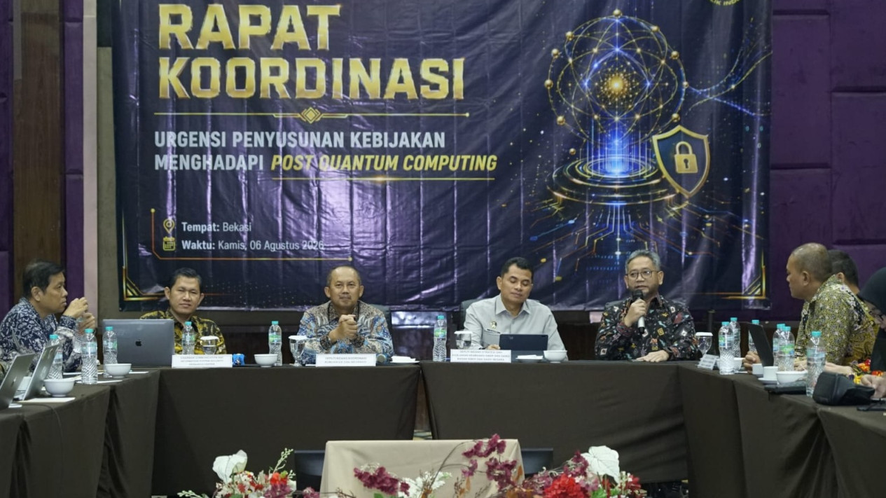 Kemenko Polkam, BSSN, dan Telkom Perkuat Kolaborasi Nasional Hadapi Ancaman Era Komputasi Kuantum
            - galeri foto