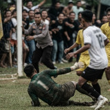 Viral! Kiper 17 Tahun Dipukul dari Belakang hingga Tersungkur, Liga Bantul 2026 Kembali Tercoreng