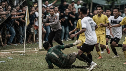 Viral! Kiper 17 Tahun Dipukul dari Belakang hingga Tersungkur, Liga Bantul 2026 Kembali Tercoreng
