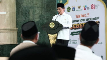 Kemenag Gelar 'Geber Mas' Serentak di 50 Ribu Masjid dan Musala secara Nasional