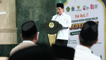 Kemenag Gelar 'Geber Mas' Serentak di 50 Ribu Masjid dan Musala secara Nasional