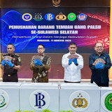 BI Sulsel Musnahkan 4.144 Lembar Uang Rupiah Palsu 
