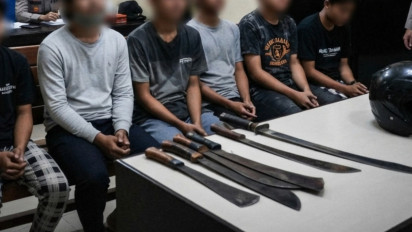 Viral! Geng Motor Bawa Kelewang Konvoi di Medan, Polisi Tangkap 5 Remaja, Pelaku Lain Masih Diburu