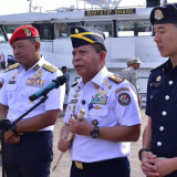 Bakamla RI Sambut Kedatangan Kapal Coast Guard Malaysia dan Singapura