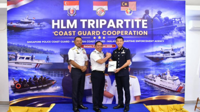 Bakamla RI dan Coast Guard Malaysia-Singapura Gelar Pertemuan di Batam, Bahas Keamanan dan Teken Kesepakatan Maritim