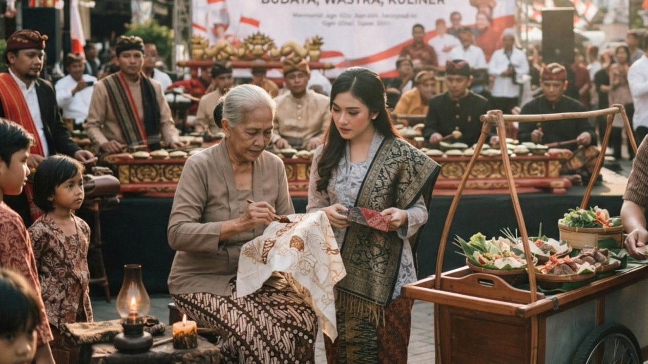 Perayaan HUT ke-81 RI Jadi Momentum Menghidupkan Kembali Budaya, Wastra, Kuliner dan UMKM Daerah
            - galeri foto