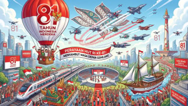 Simak! Ini Beragam Acara di Pesta Rakyat HUT ke-81 RI di Monas, Ada Makan Gratis hingga Drone Show