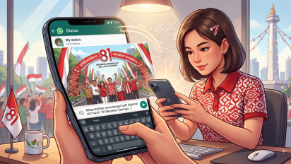 15 Ucapan HUT RI ke-81 yang Penuh Semangat yang Cocok untuk Jadi Caption di Status WhatsApp