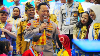 Dari Dongeng hingga Cita-Cita, Kapolri Beri Ruang Anak untuk Berkarya
