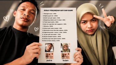 Agak Laen, Pasangan Ini Buat Surat Perjanjian di Atas Materai Supaya Hubungan Tetap Langgeng: Ngomong Putus Denda Rp 900 Ribu