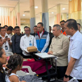 Insiden Kebakaran KMP Putri Yasmin, Jasaraharja Putera Tinjau Kondisi Korban