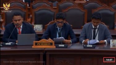 Pasal 50 A UU P2SK Diuji ke MK, Pemohon: Berpotensi Samarkan Hasil Tindak Pidana