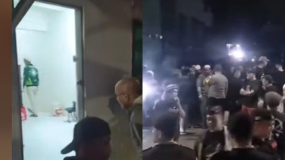 Viral Video Massa Geruduk Rumah yang Diduga Kediaman MC Promosi Alkohol dengan Hafalan Al-Quran